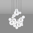 Giopato & Coombes - Bolle Circular Chandelier 24 Bubbles